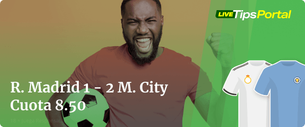 real madrid vs manchester city: pronostico marcador exacto.