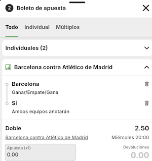 pronostico y apuestas barcelona vs atletico de madrid