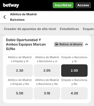 pronostico y apuestas atletico de madrid vs barcelona