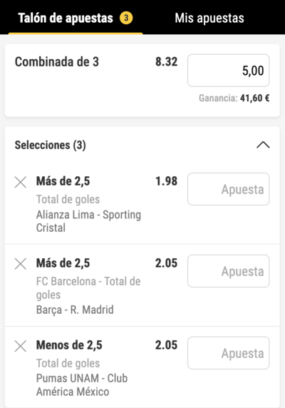 apuesta combinada de bwin.
