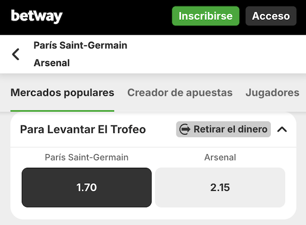 pronostico y apuestas psg vs arsenal