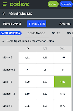 pronostico y apuestas pumas vs america 