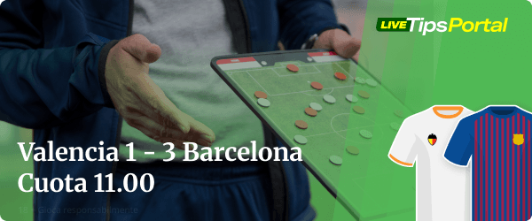 valencia vs barcelona: pronostico marcador exacto.