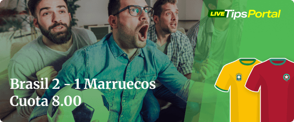 brasil vs marruecos: pronostico al marcador exacto.