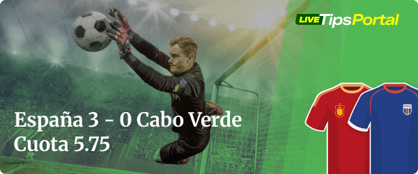 españa vs cabo verde: pronostico al marcador exacto.