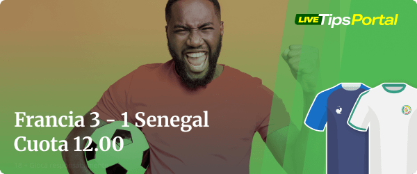 francia vs senegal: pronostico al marcador exacto.