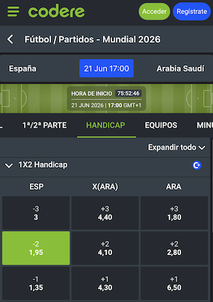 pronostico y apuestas españa vs arabia saudi