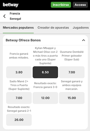 pronostico francia vs senegal