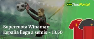 supercuota winamax españa vs belgica del mundial