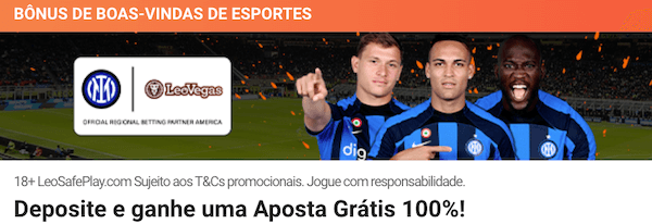 Leo Vegas Bonus - Oferta de até R$150 para esportes