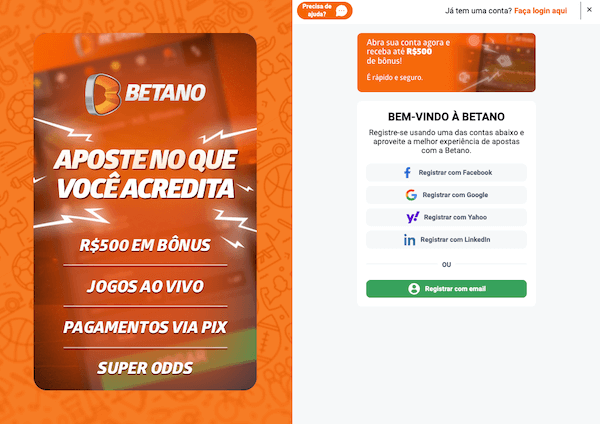 betano como ganhar bonus