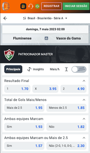 Fluminense x Vasco Palpites Brasileirão 06.05.23 Betano