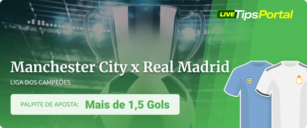 Manchester City x Real Madrid Palpites - Liga dos Campeões 17.05.2023