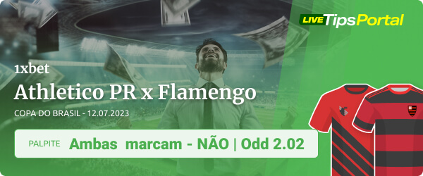 Athletico Paranaense x Flamengo Palpite de apostas na Copa do Brasil - 12.07.2023