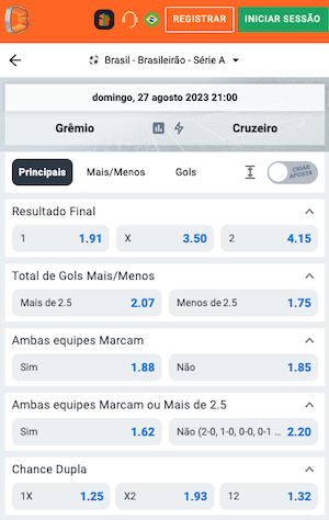 Gremio x Cruzeiro Palpite - Serie A do Brasileiro 27.08.23