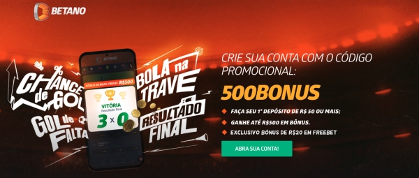 Use o Código Promocional Galera Bet e ganhe R$ 50 para apostar