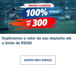 Sportingbet Brasil - Consiga até R$300 como bônus!