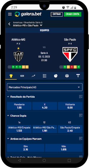 BRASILEIRÃO, ATLÉTICO-MG X SÃO PAULO