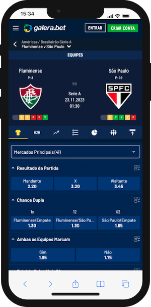 Brasileirão Série A 2022/23: Fluminese vs Sao Paulo - data viz