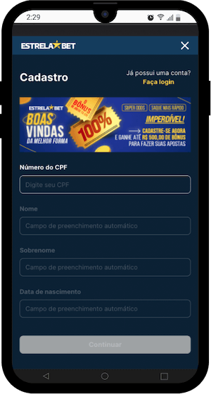 Estrela Bet Entrar - Cadastro na Estrela Bet