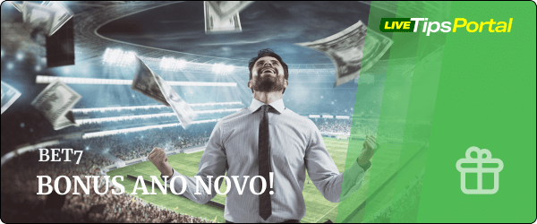 Bônus de ano Novo na Bet7 - Ganhe até R$1000