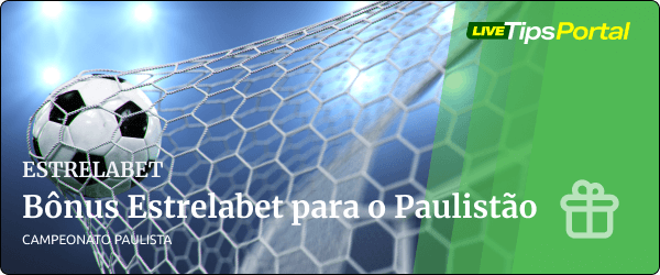 Receba um bônus de 100% para fazer suas apostas no Paulistão com a Estrelabet