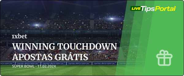 Winning Touchdown - Ganhe Apostas Grátis com a 1xbet