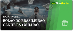 Promoção da Sportingbet - Bolão no Brasileirão - Ganhe 1 Milhão